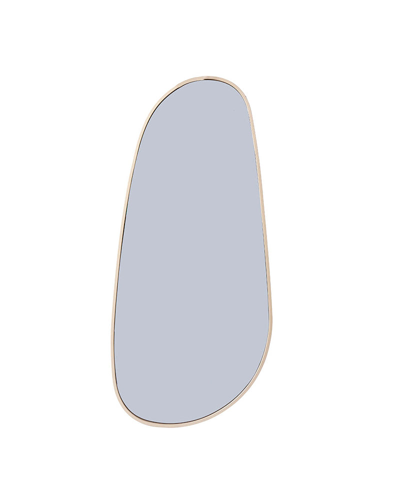 Pebble - Beige kampaajantuolipeili - Epäsymmetrinen